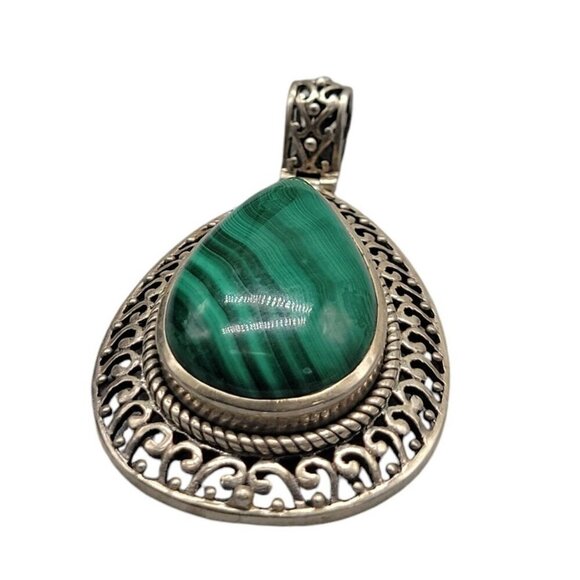 Doug Paulus Sterling Teardrop Pendant DP 925 India Teardrop Shaped - Picture 14 of 16